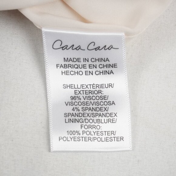 Cara Cara Newcastle Stretch Crepe Strapless Dress in Fiore Red - Size 2 - NWT - Picture 9 of 9